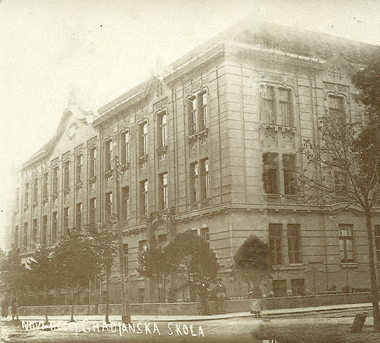 Građanska škola u Novom Bečeju početkom 20. veka.